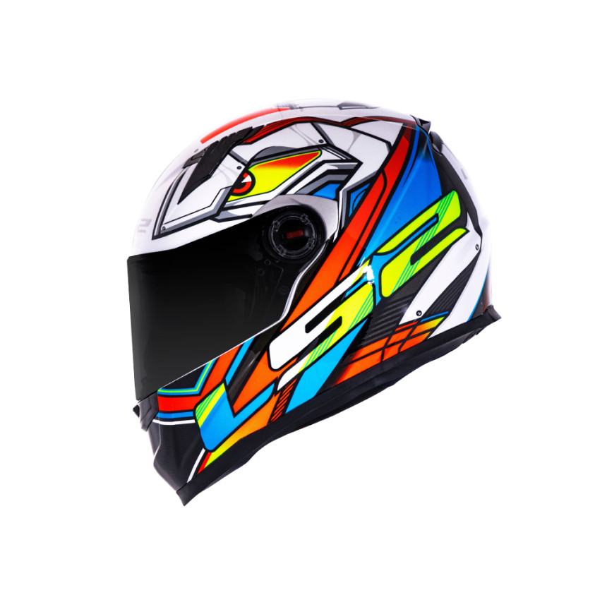 Capacete LS2 Classic FF358 Xdron - Laranja Neon