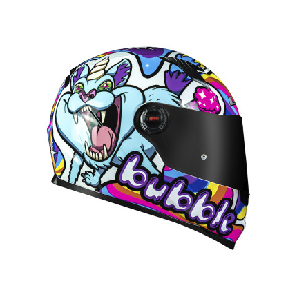 Capacete LS2 Classic FF358 Bubble - Branco