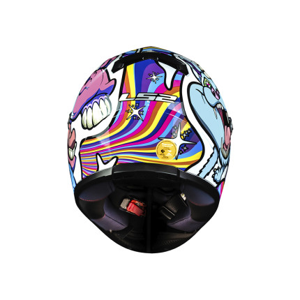 Capacete LS2 Classic FF358 Bubble - Branco