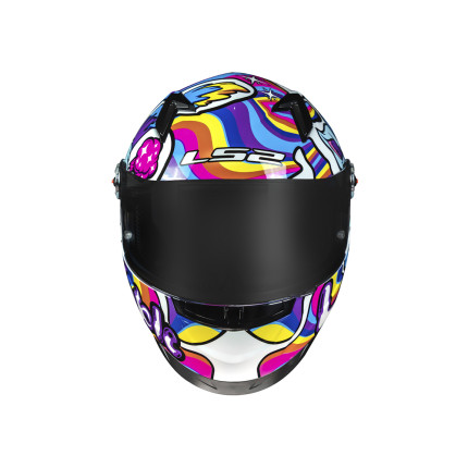 Capacete LS2 Classic FF358 Bubble - Branco