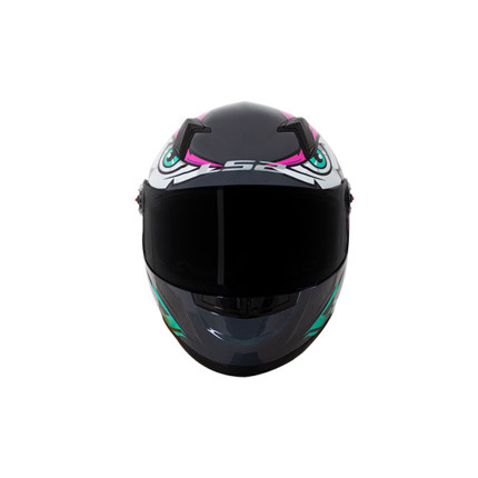 Capacete LS2 Classic FF358 Tribal - Fúcsia
