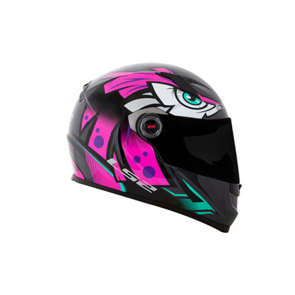 Capacete LS2 Classic FF358 Tribal - Fúcsia