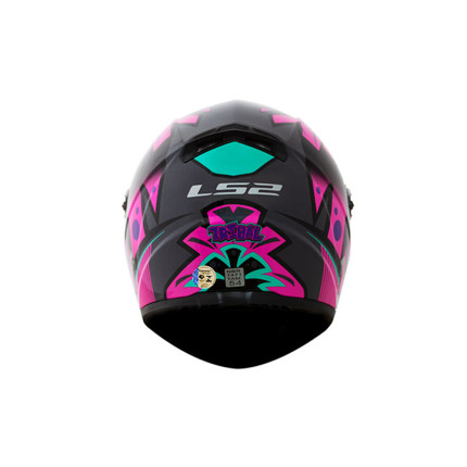 Capacete LS2 Classic FF358 Tribal - Fúcsia