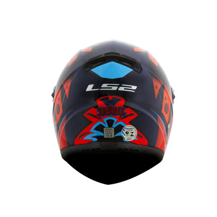 Capacete LS2 Classic FF358 Tribal - Laranja