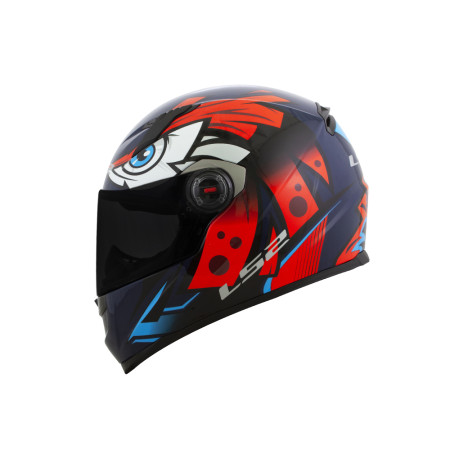 Capacete LS2 Classic FF358 Tribal - Laranja