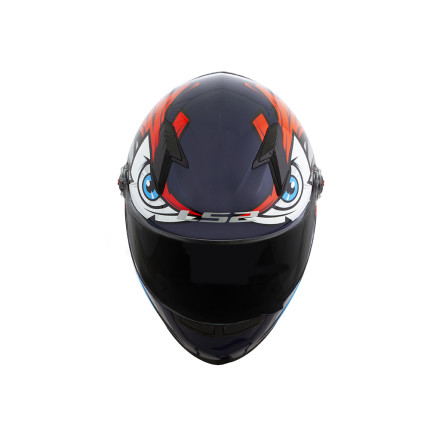 Capacete LS2 Classic FF358 Tribal - Laranja
