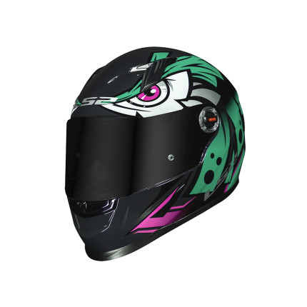 Capacete LS2 Classic FF358 Tribal - Verde