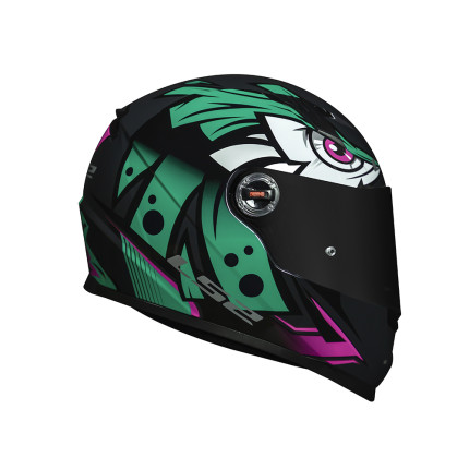 Capacete LS2 Classic FF358 Tribal - Verde
