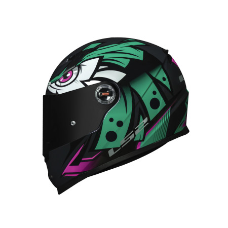 Capacete LS2 Classic FF358 Tribal - Verde
