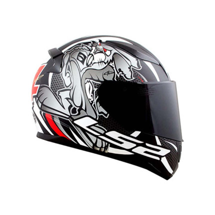 Capacete LS2 FF353 Rapid Alex Barros Réplica - Preto