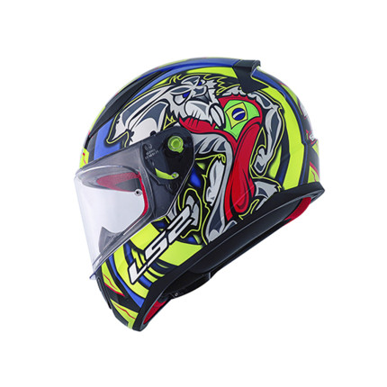 Capacete LS2 FF353 Rapid Alex Barros Réplica - Azul
