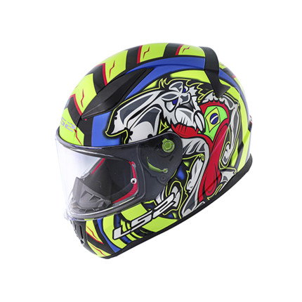 Capacete LS2 FF353 Rapid Alex Barros Réplica - Azul