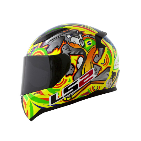 Capacete LS2 FF353 Rapid Alex Barros Réplica - Amarelo