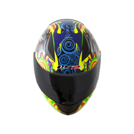 Capacete LS2 FF353 Rapid Alex Barros Réplica - Amarelo