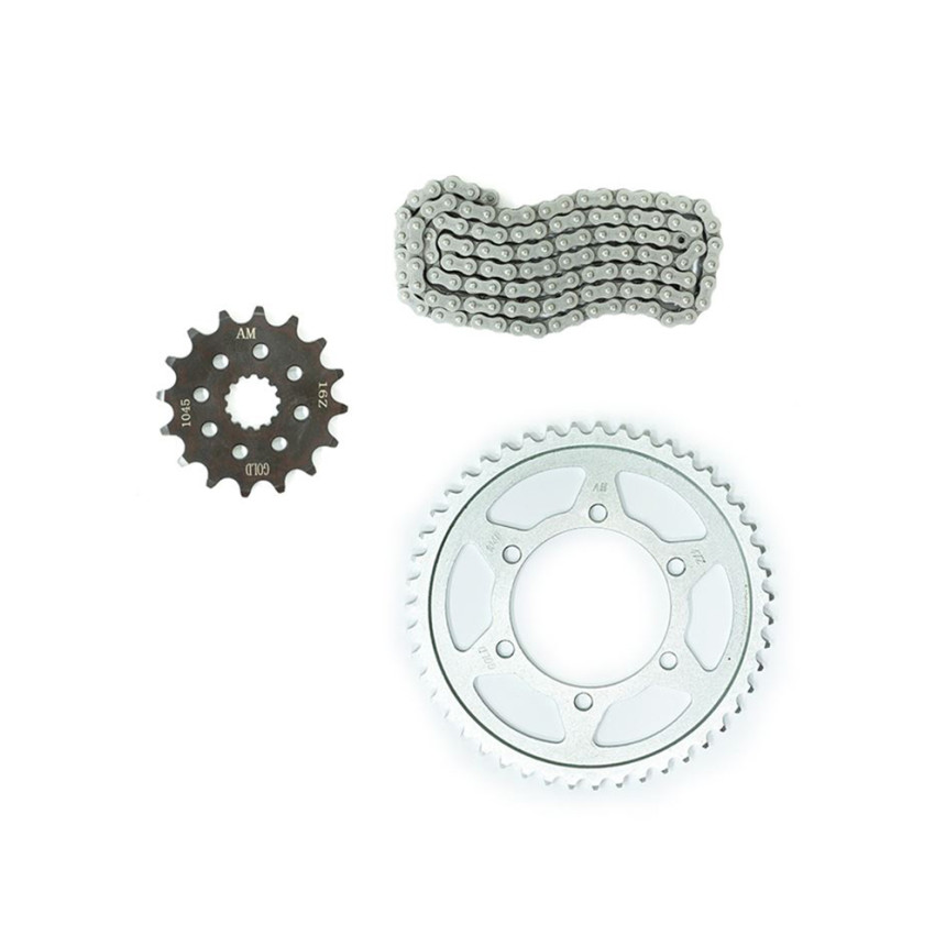 Kit Relação de Transmissão AM Gold C/ Retentor Honda CB 600 Hornet (08-14)