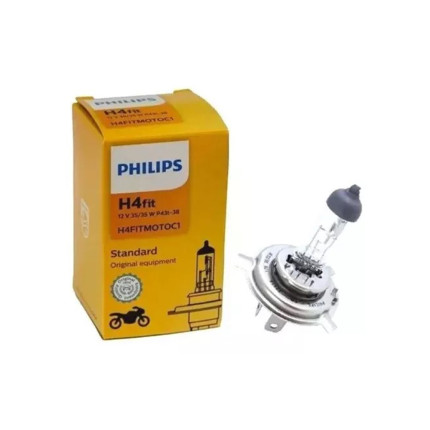 Lâmpada Farol Philips H4 12V 35/35W Biodo 