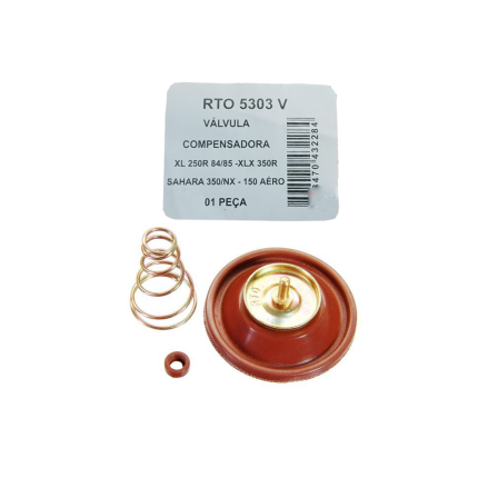 Válvula Compensadora RTO Honda XL 250R (84-85) / XLX 350R / NX 350 Sahara / CBX 150 Aero