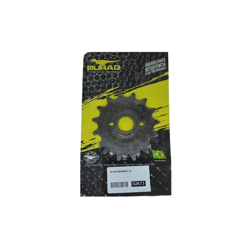 Pinhão 15 Dentes Durag Honda NX 350 Sahara (99)