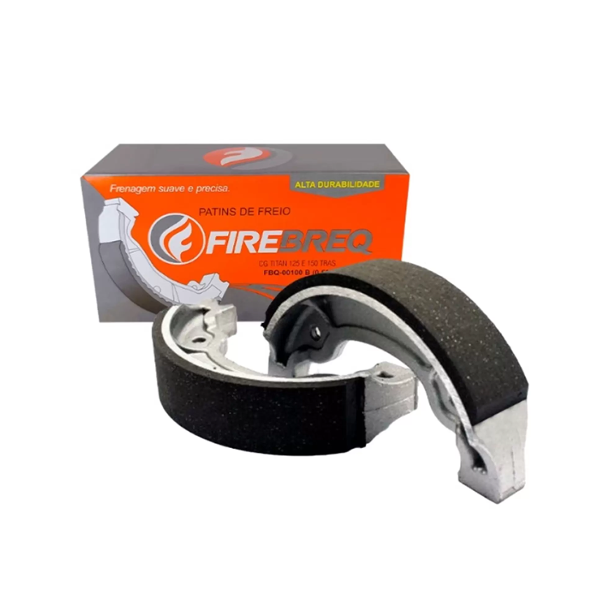 Patim de Freio Traseiro Firebreq 0.25 Honda CG 125 / CG 150