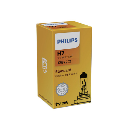 Lâmpada Farol Philips H7 55W 12V Standart