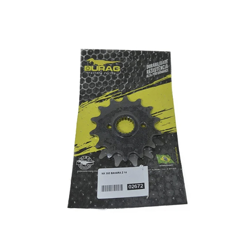 Pinhão 14 Dentes Durag Honda NX 350 Sahara (99)