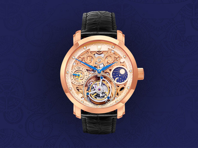 A excelência dos relógios Tourbillon