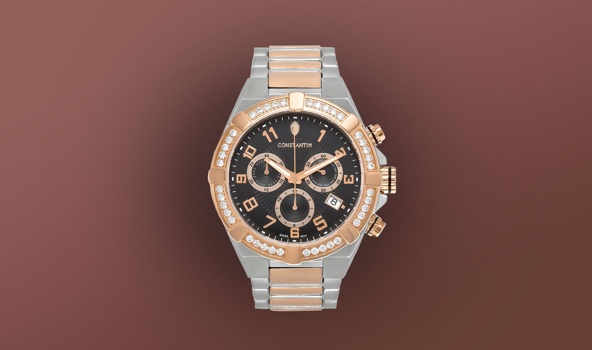 Travel Diamond Silver Rose