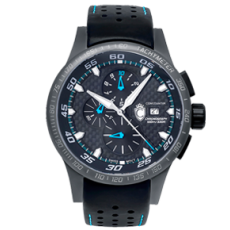 Tachymeter Carbon Blue