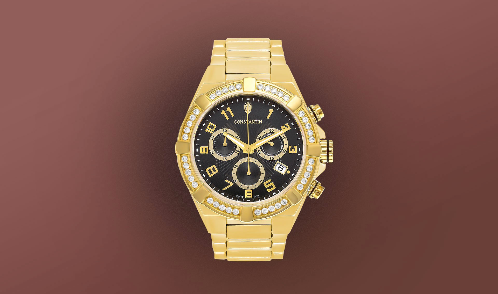 Travel Diamond Golden Black