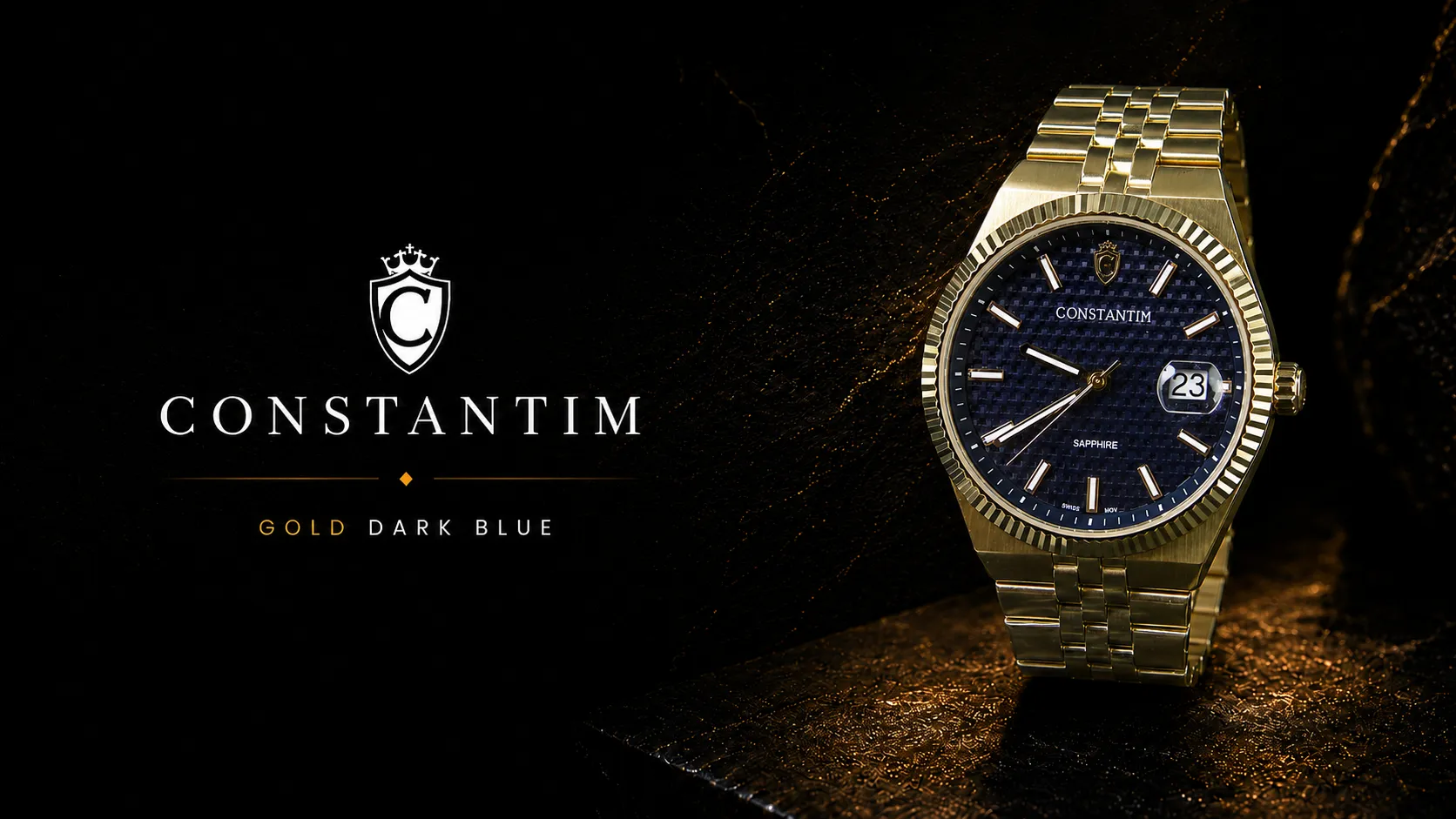 Gold Dark Blue