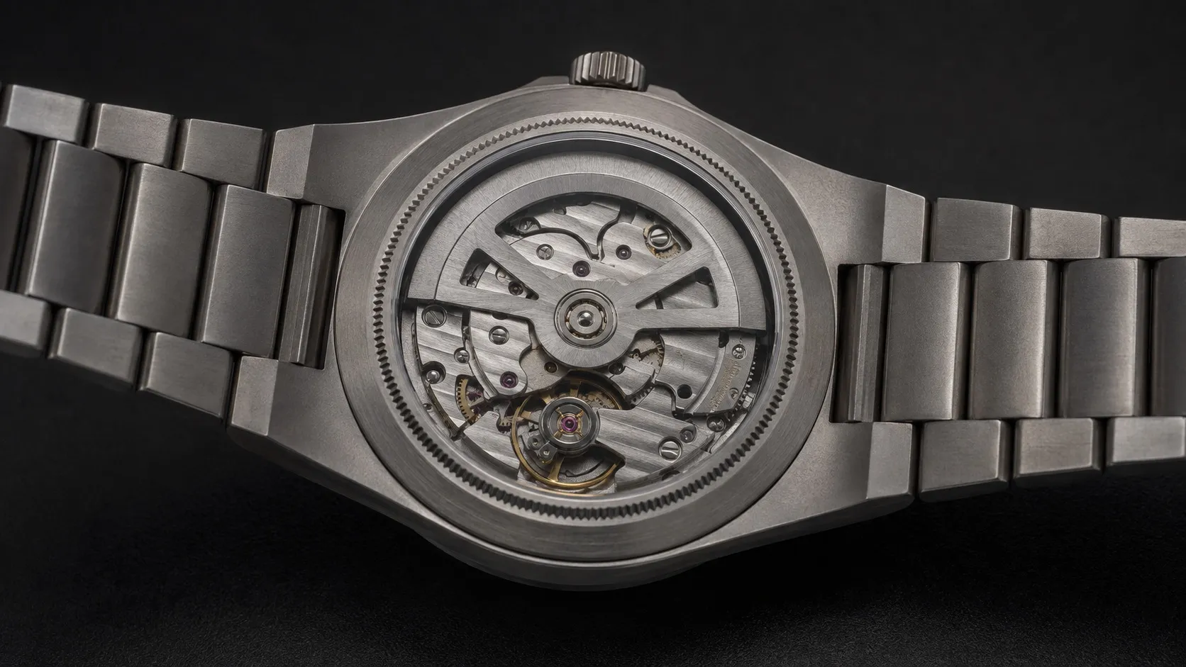 Automatic Titanium detail