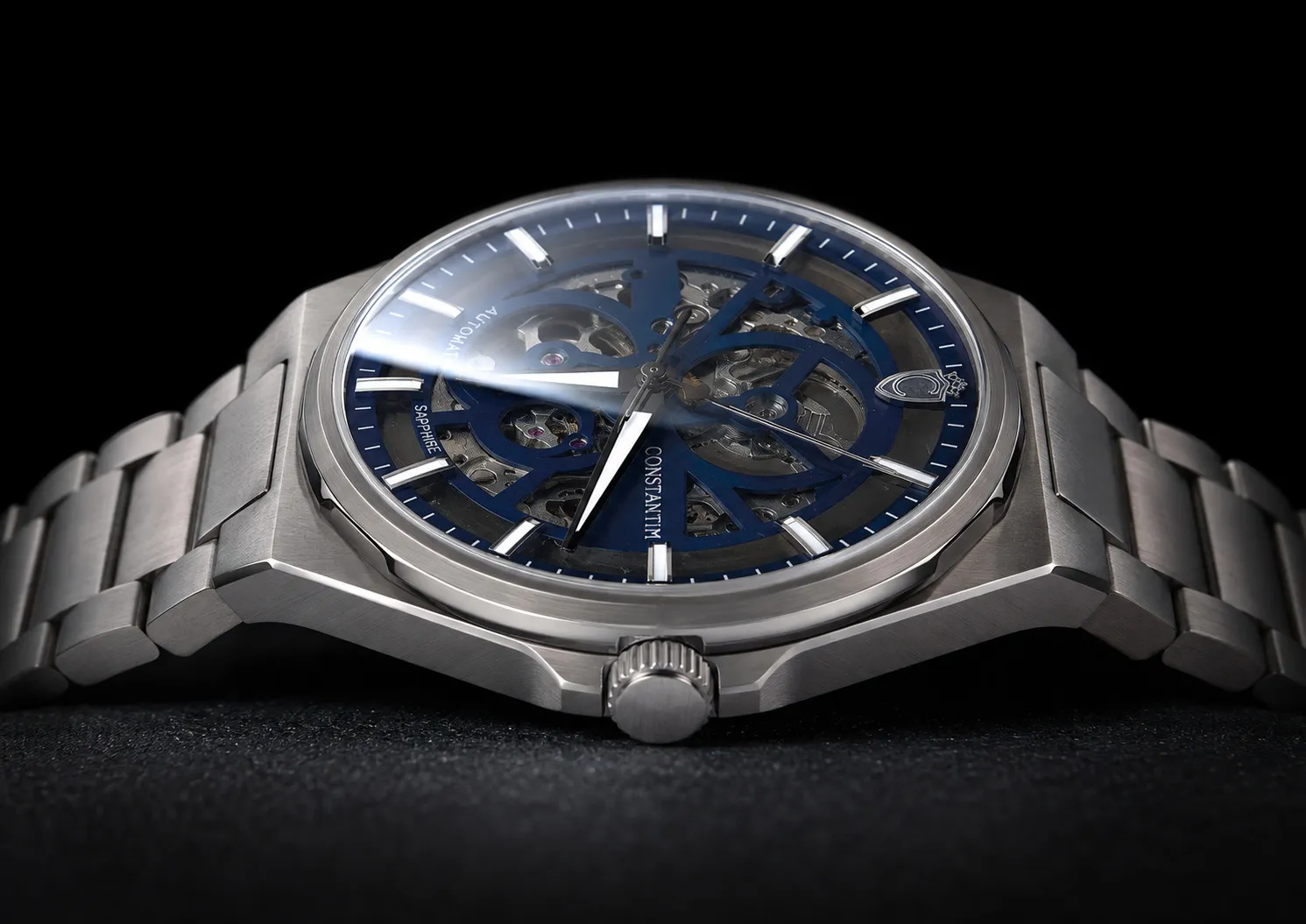 Automatic Titanium Blue detail