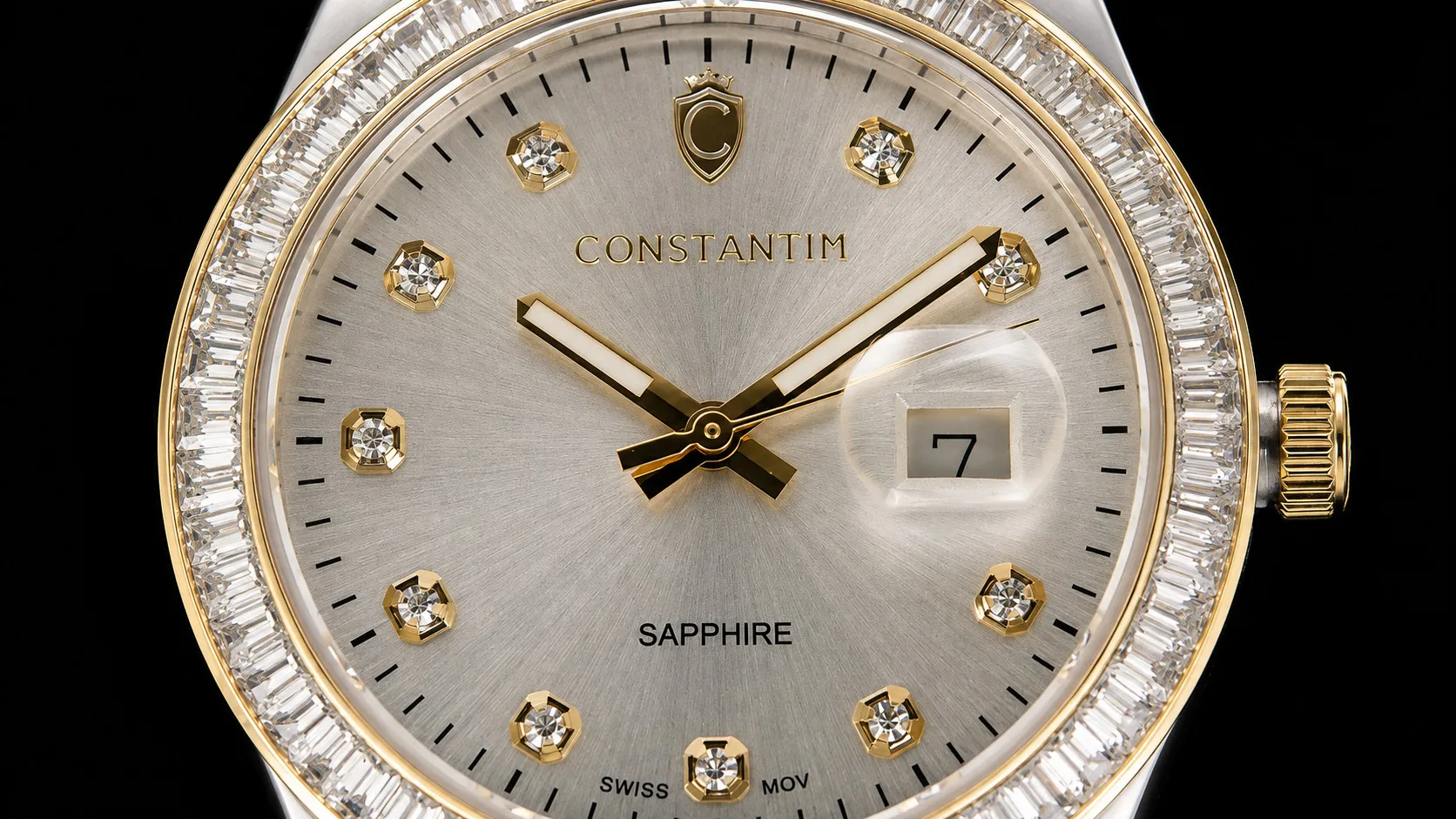 Tone Gold Diamond dial