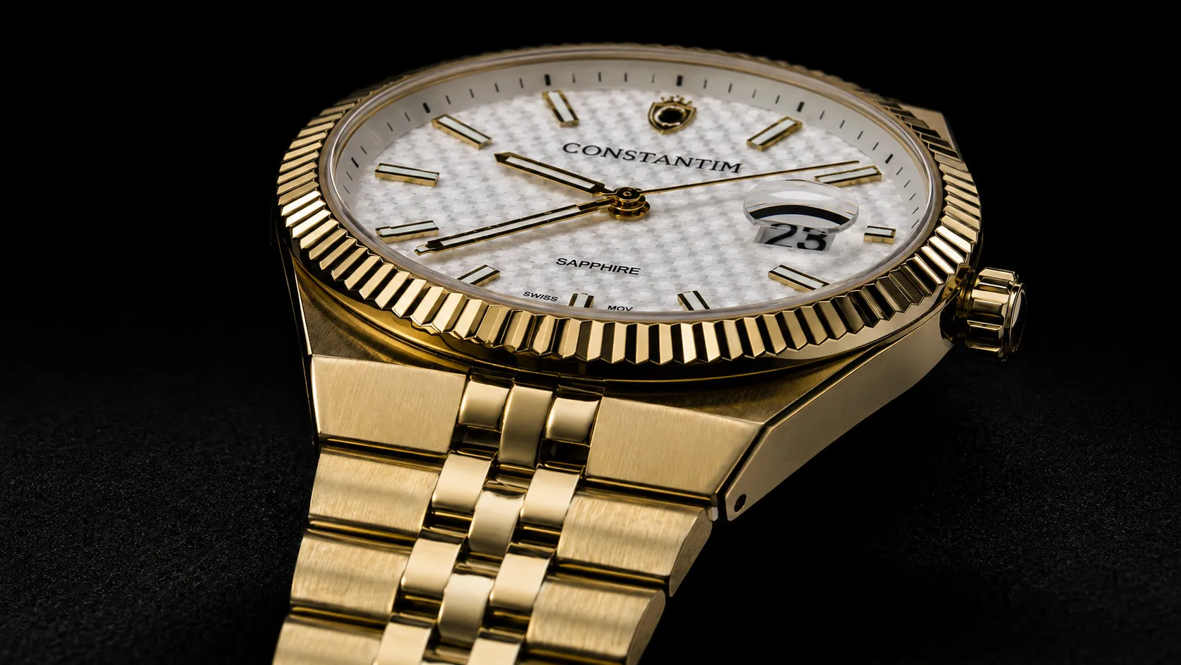 Gold White detail