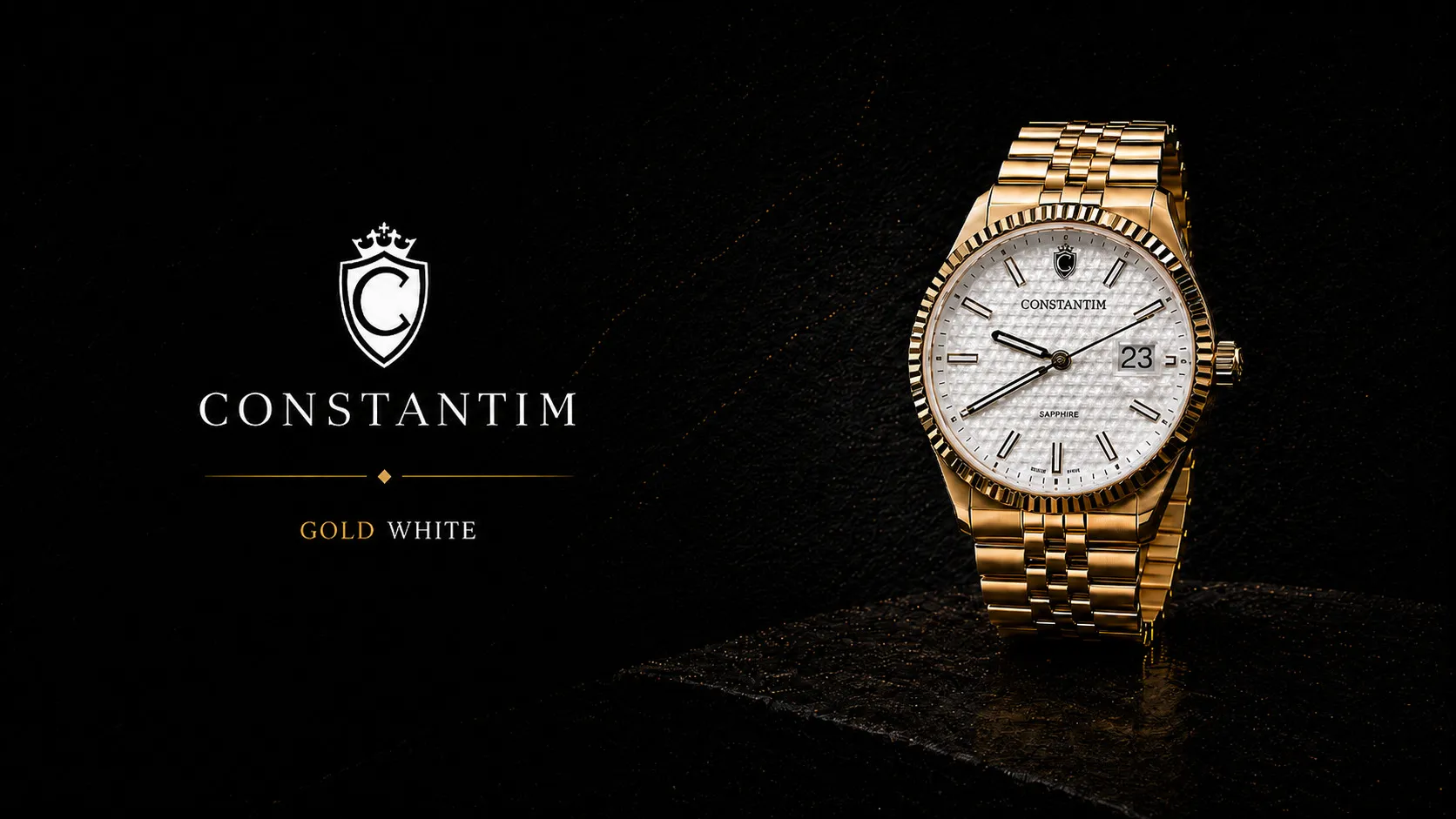 Gold White