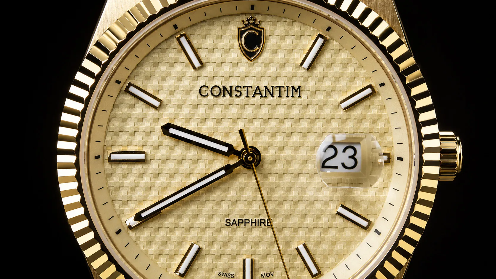 Gold Champagne dial