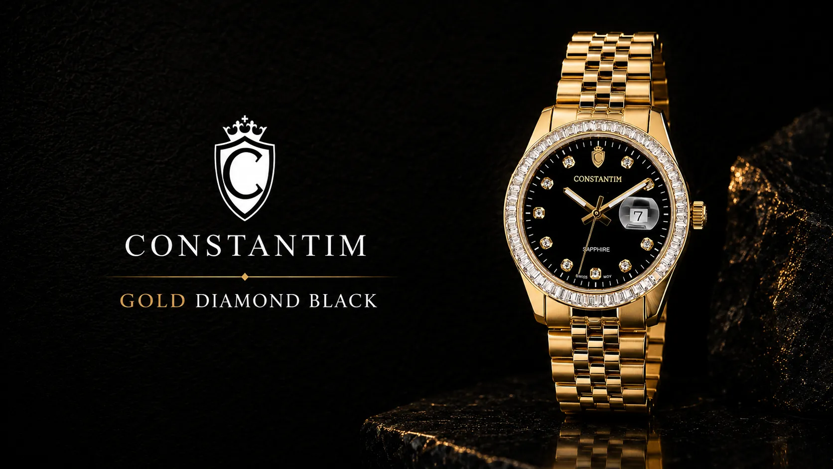 Gold Black Diamond