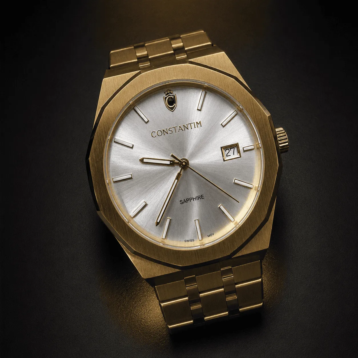 Gold Silver dial