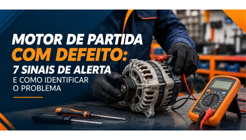 Motor de partida com defeito: 7 sinais de alerta e como identificar o problema