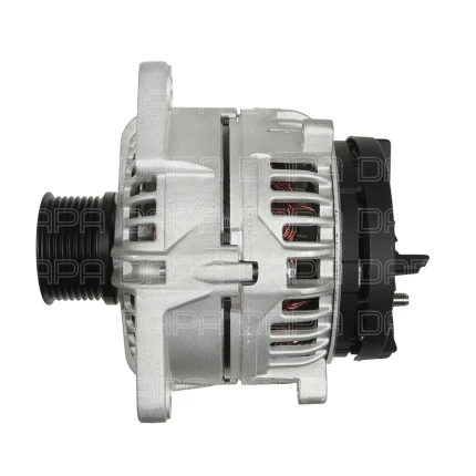 DAP52122 ALTERNADOR BOSCH ELETR 12V 120A VOLARE MICRO ONIBUS MWM 04> (REG.2T - SEM W-POLIA 8PK)