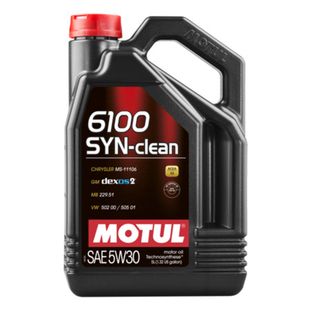 Óleo para motor Motul 6100 SYN-clean 5W30 (5 litros)