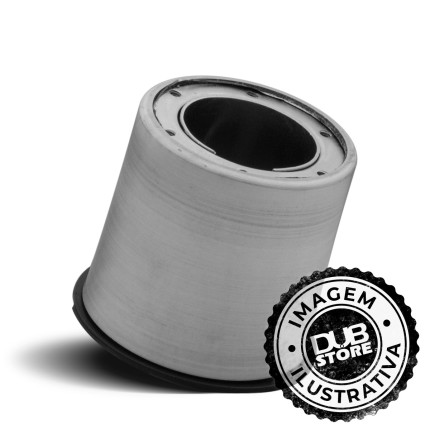 Kit cubo + Volante Lotse GTI prata revestido em couro