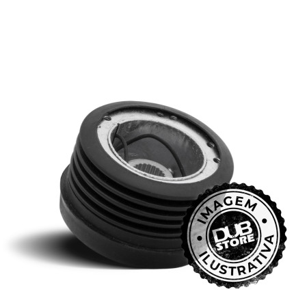 Kit cubo + Volante Lotse GTI prata revestido em couro