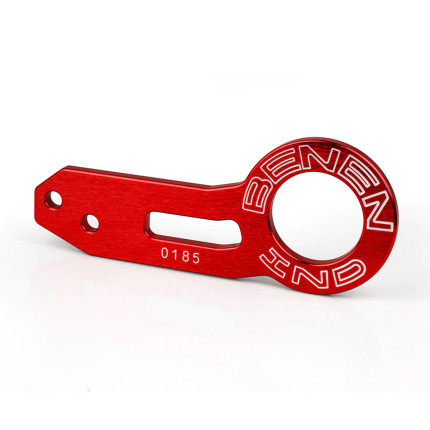 Tow Hook traseiro em alumínio Benen (vermelho)