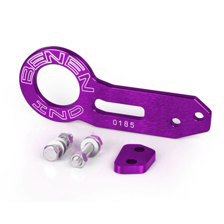 Tow Hook traseiro em alumínio Benen (roxo)