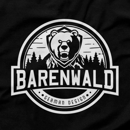 Camiseta Bärenwald Forest (preta)