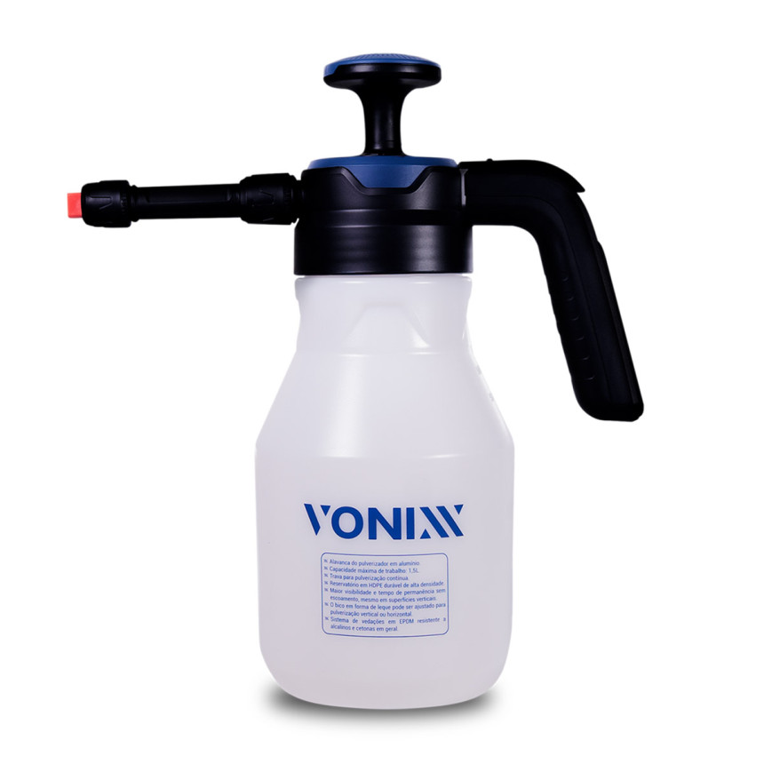Pulverizador de compressão manual gerador de espuma (Snow Foam) Vonixx (1,5 litro)