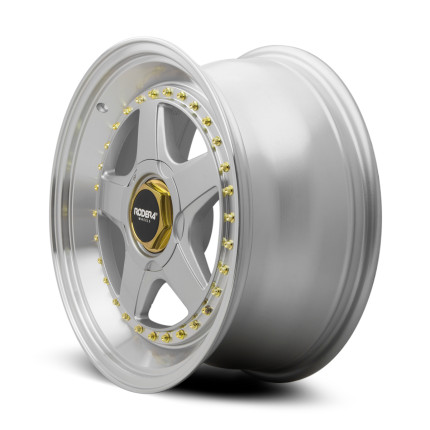 Jogo de rodas Rodera Euro 17x8 (Prata)