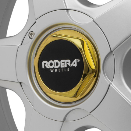 Jogo de rodas Rodera Euro 17x8 (Prata)