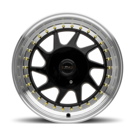 Jogo de rodas Zeus HM10 15x7,5 (Preta brilhante)